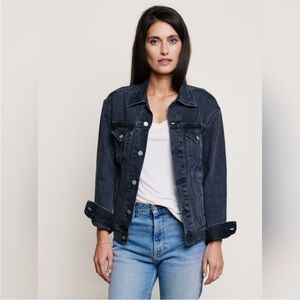 Able Merly Black Denim Jacket NWOT